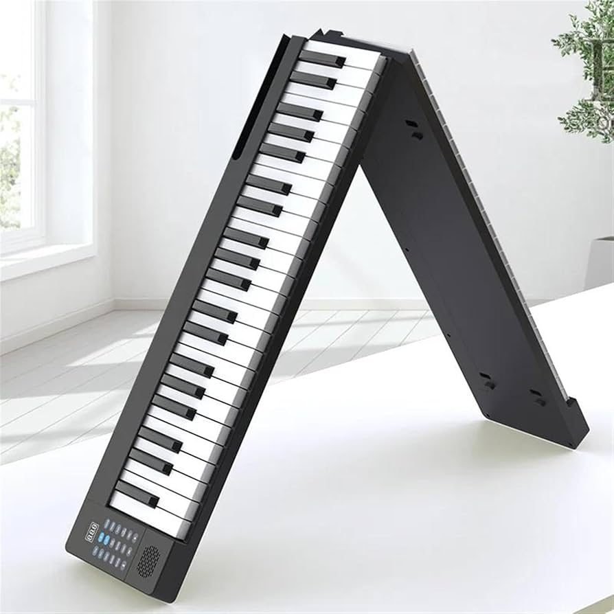 電子ピアノ 88鍵 折りたたみ式電子キーボード Amazon | 電子キーボード 折りたたみピアノ ポータブル 88鍵
